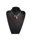 Fashion Gold Alloy Chain Pearl Conch Necklace
