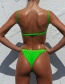 Fashion Green Split Swimsuit