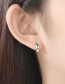Fashion Platinum Pure Color Decorated Earrings