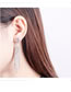 Fashion Silver Color Full Diamond Design Tassel Earrings
