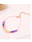 Fashion Pink Pineapple Shape Decorated Multi-layer Bracelet