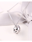 Fashion Silver Color Pig Shape Decorated Necklace