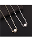 Fashion Platinum Plated Gold Necklace - Starry Little