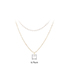 Fashion Platinum Crystal Necklace - Small Lantern