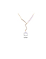 Fashion 14k Gold Zircon Necklace - River